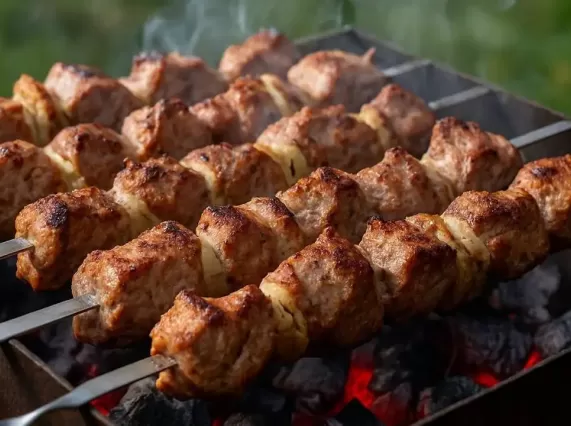 Шашлык из свиной спинки