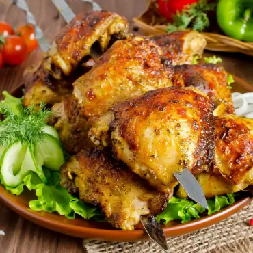 Шашлык из филе бедра цыпленка