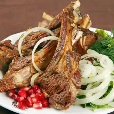 Шашлык из корейки барашка