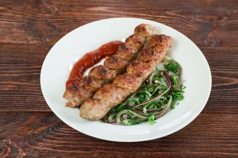 Люля-кебаб из свинины