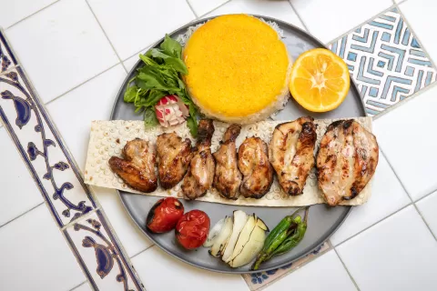 Шашлык из курицы (ассорти)
