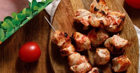 Шашлык из филе индейки