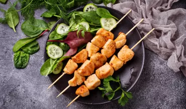 Шашлык из куриной грудки