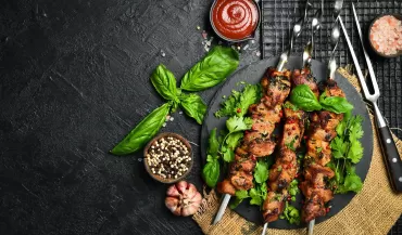 Шашлык из свиной шеи