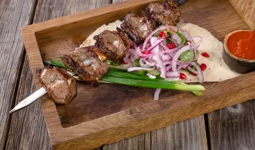 Шашлык из спинки барашка