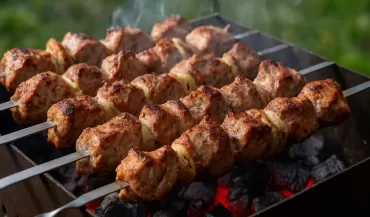 Шашлык из свиной спинки